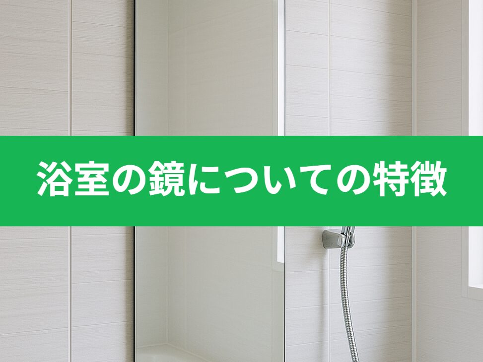 浴室の鏡についての特徴