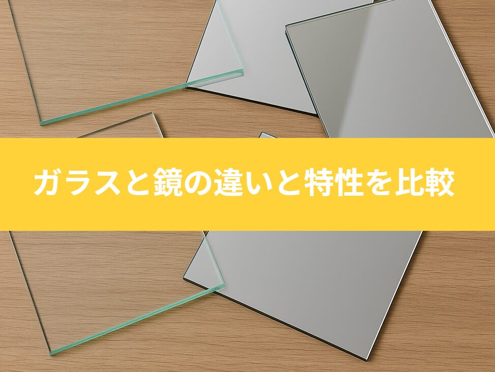 ガラスと鏡の違いと特性