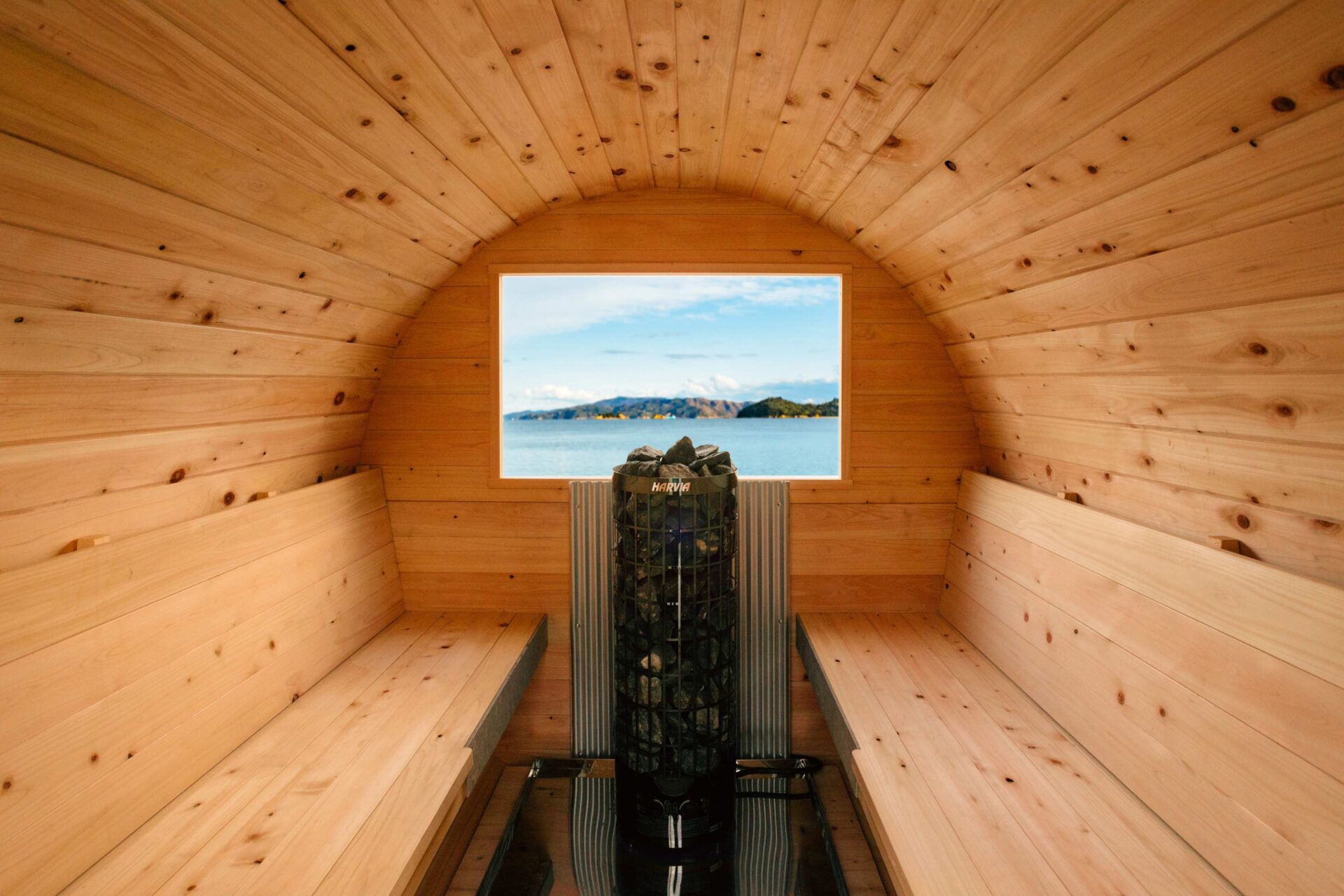 サウナ施設のガラス加工・設置