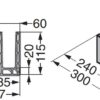 【ガラスフェンス用】アルミプロファイル出隅用ジョイントパーツ　SMART_FLOOR_F_3